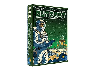 De doos van het bordspel Search for Planet X heeft een ruimtethema en een illustratie van een astronaut, en stelt een logisch deductiespel voor over het ontdekken van een verborgen planeet.