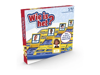 Wie is het raadspel met personagekaarten, een klassiek spel voor twee spelers waarbij spelers vragen stellen om de mysterieuze persoon te identificeren.